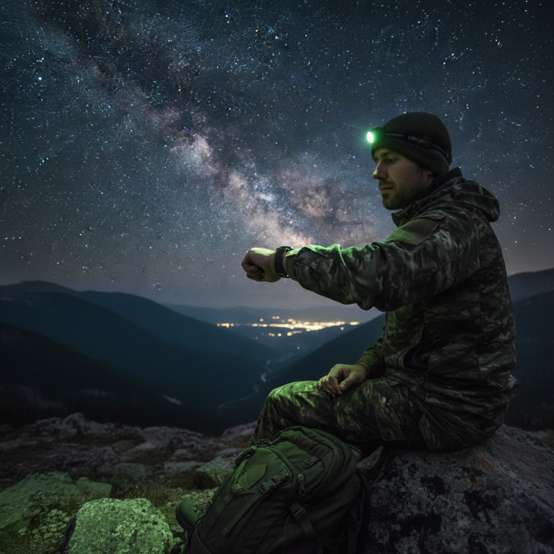 ShadowTime | Reloj militar – Precisión luminosa para aventuras y la noche