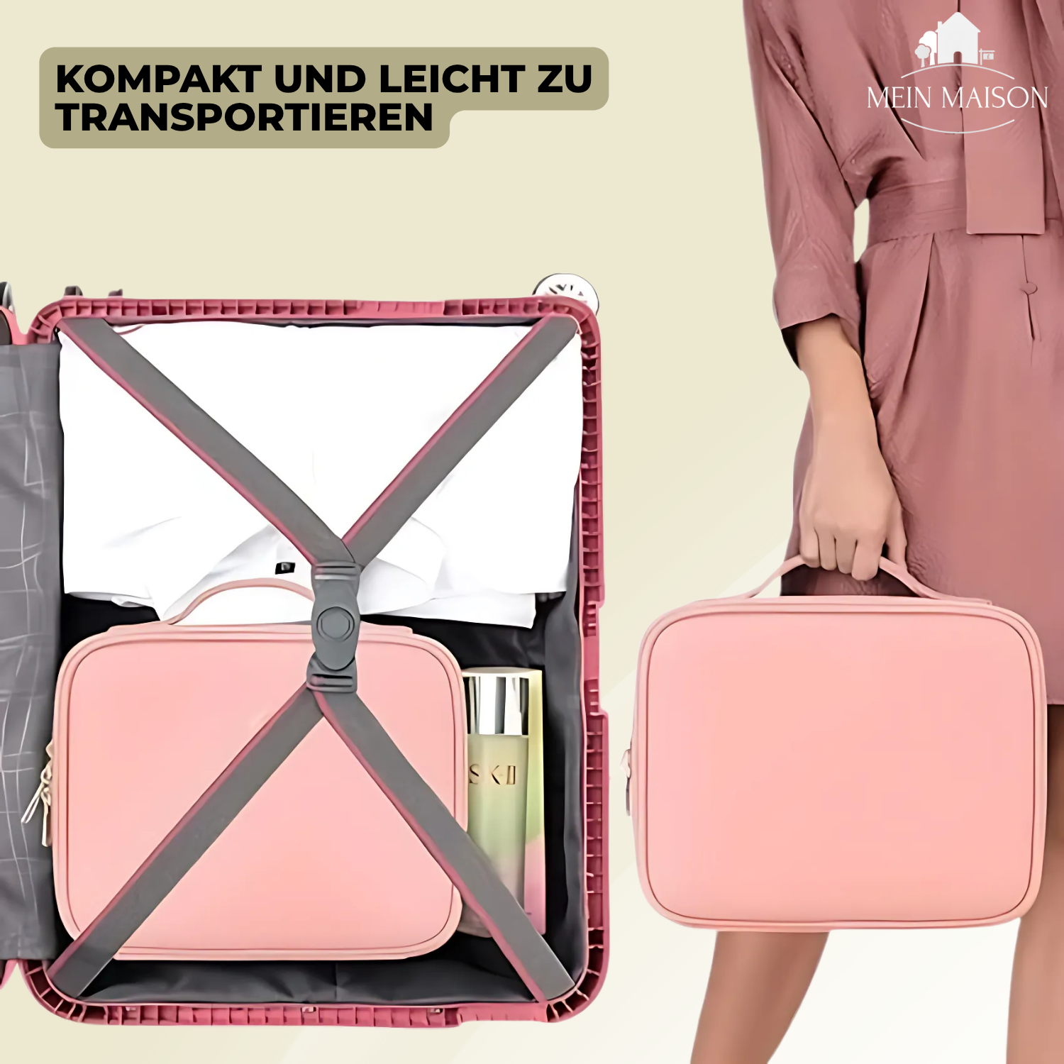 GlamHold | Kosmetiktaske – Organiseret Makeupopbevaring