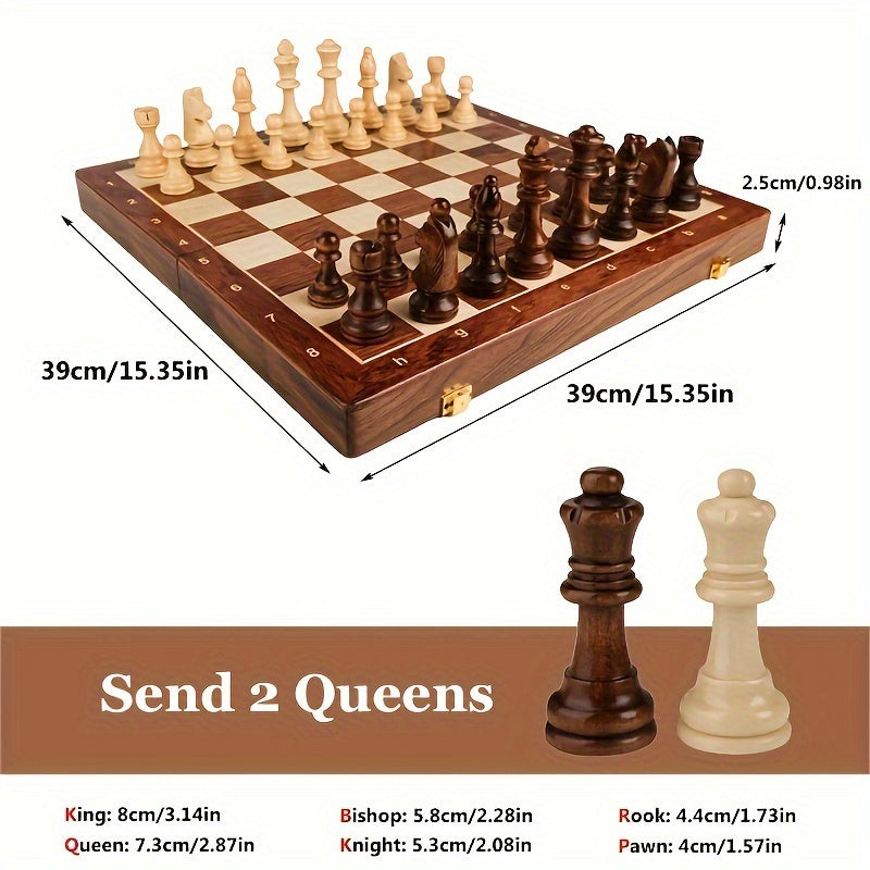 Lumière | Chess Set – Timeless Solid Wood Craftsmanship-3