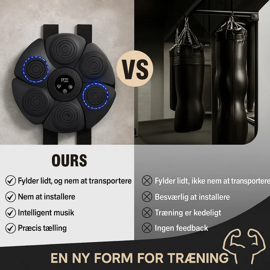 PowerStrike | Interaktiv Musikboks-Træner til Hele Familien