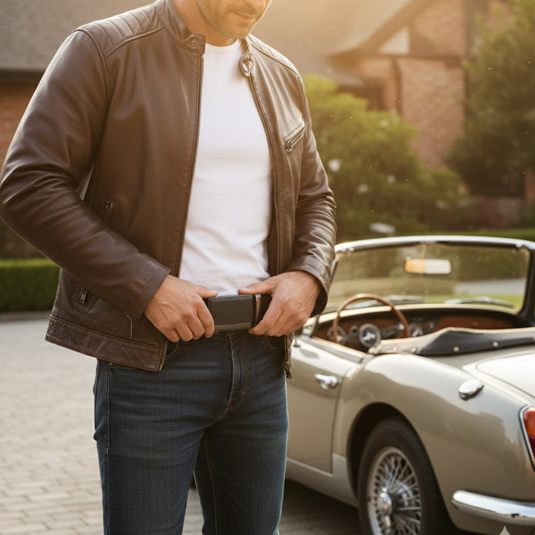 BoldBelt | Elegant herrebælte med automatisk spænde