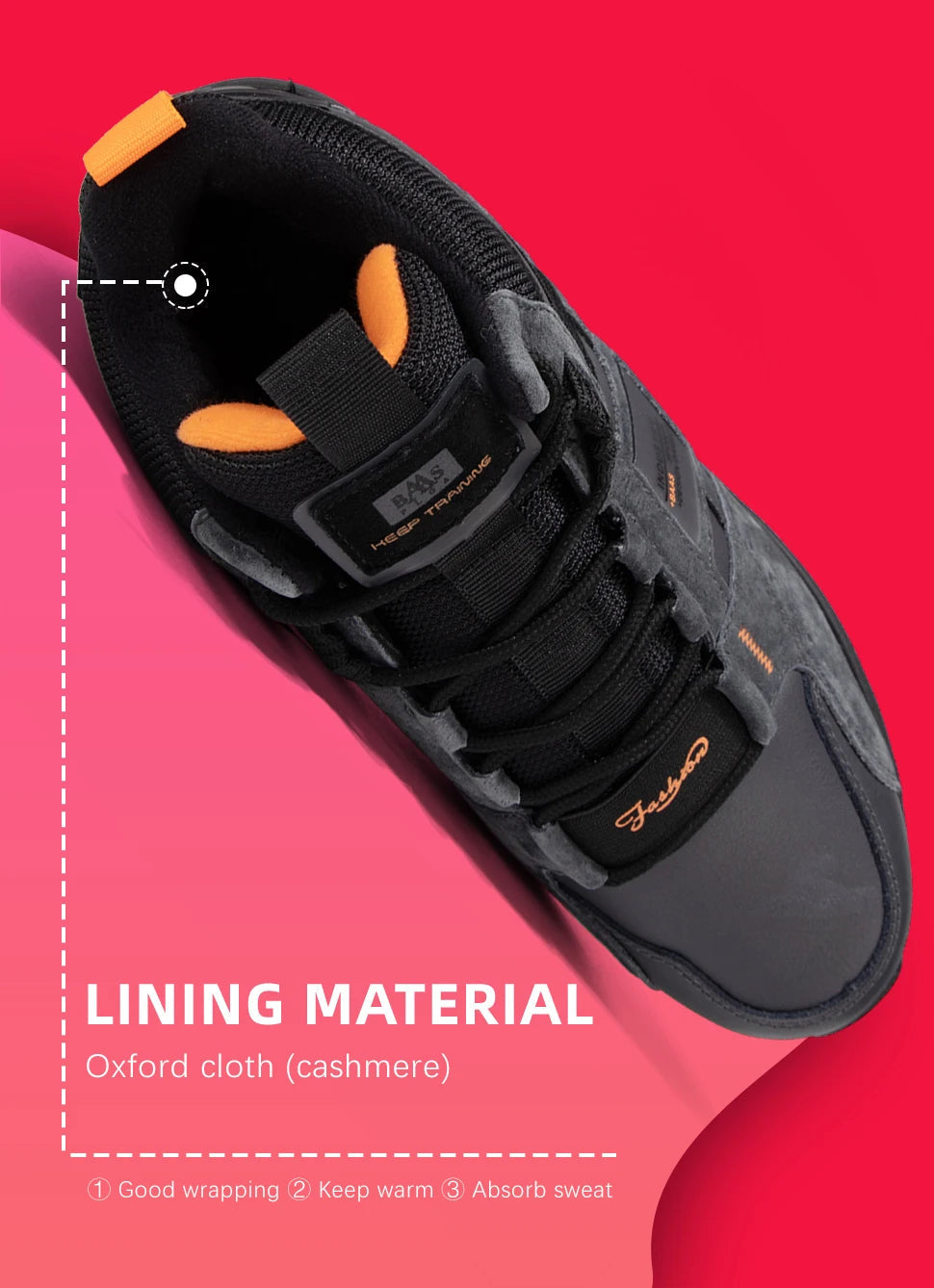 Arthur | Sporty Højsneakers til Mænd