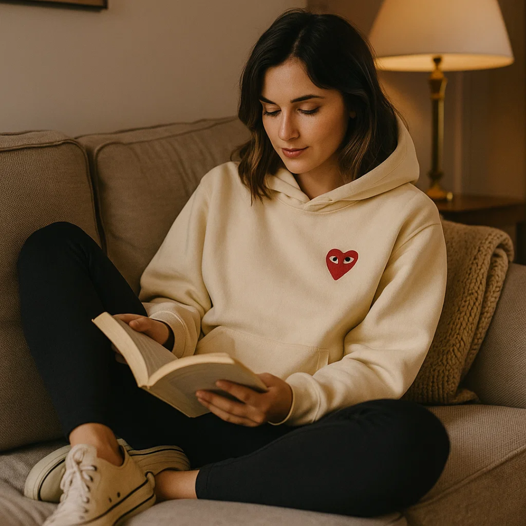 Elfa | Elegant Hjerte Sweater – Chic, Komfortabel & Stilfuld
