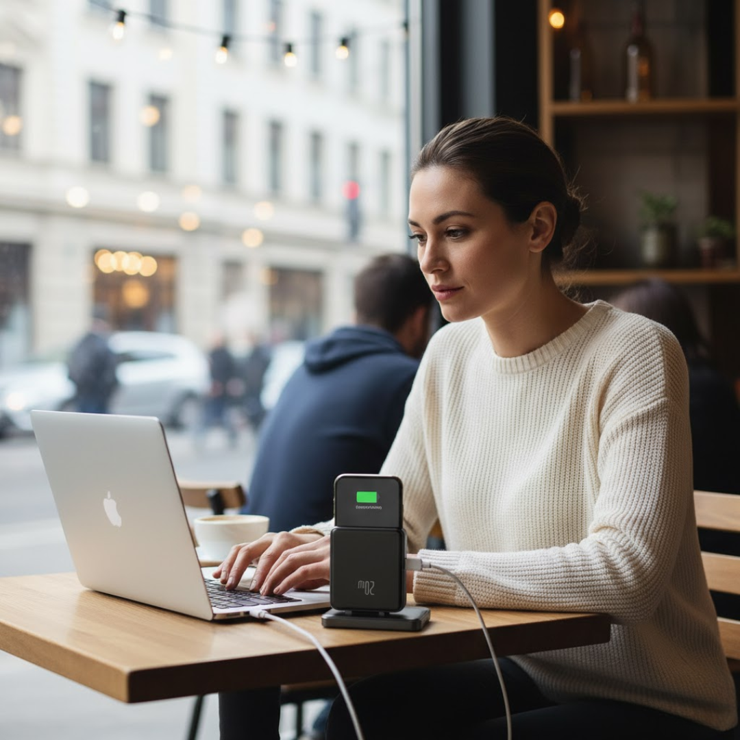 ChargeSphere | Magnetická powerbanka – Rychlé a bezpečné nabíjení na cestách