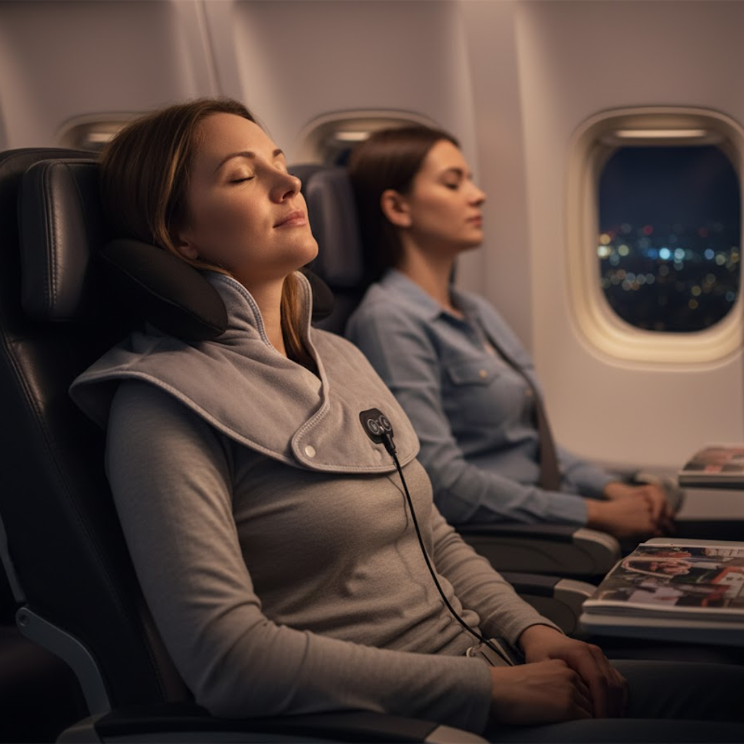 CalmWrap | Varmeomslag til Nakke & Skuldre – Hurtig Smertelindring