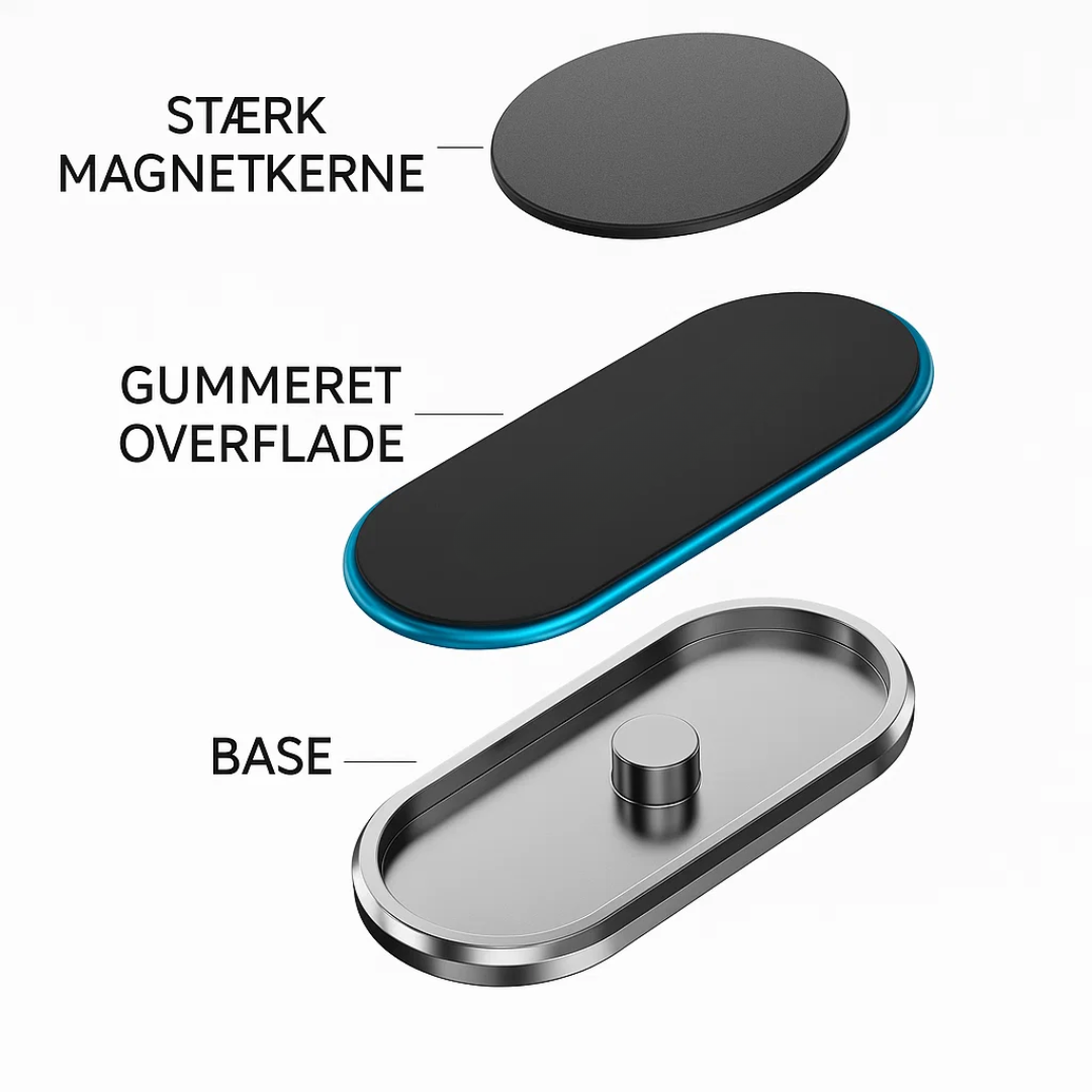 MagnetGrip | Magnetisk Telefonholder uden Montering