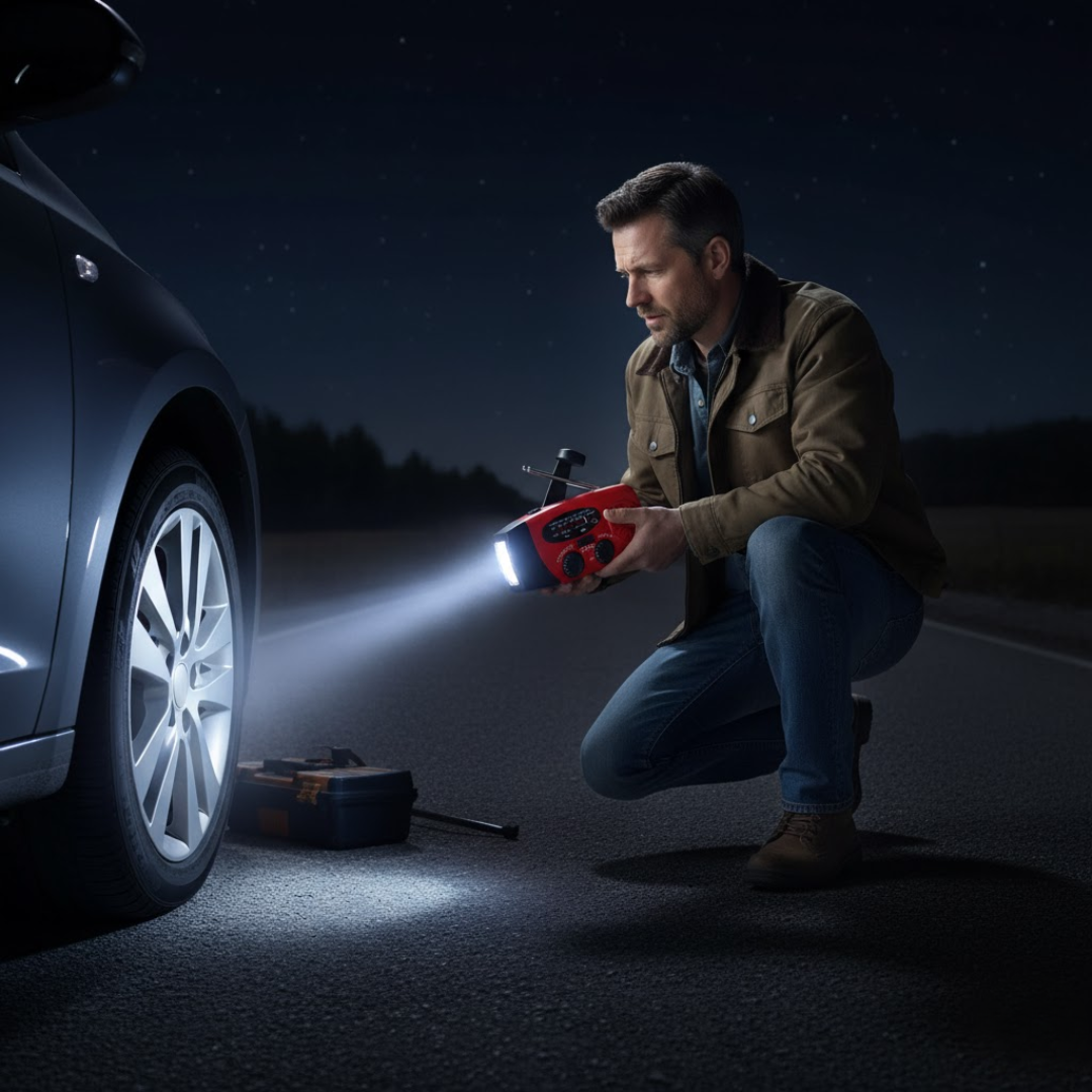 ReadyWave | Nødradio med håndsving og solpanel