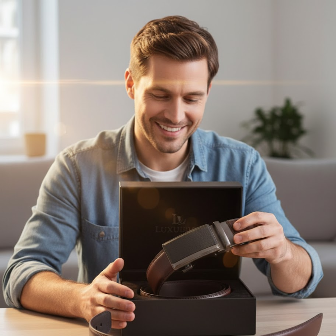 BoldBelt | Elegant herrebælte med automatisk spænde