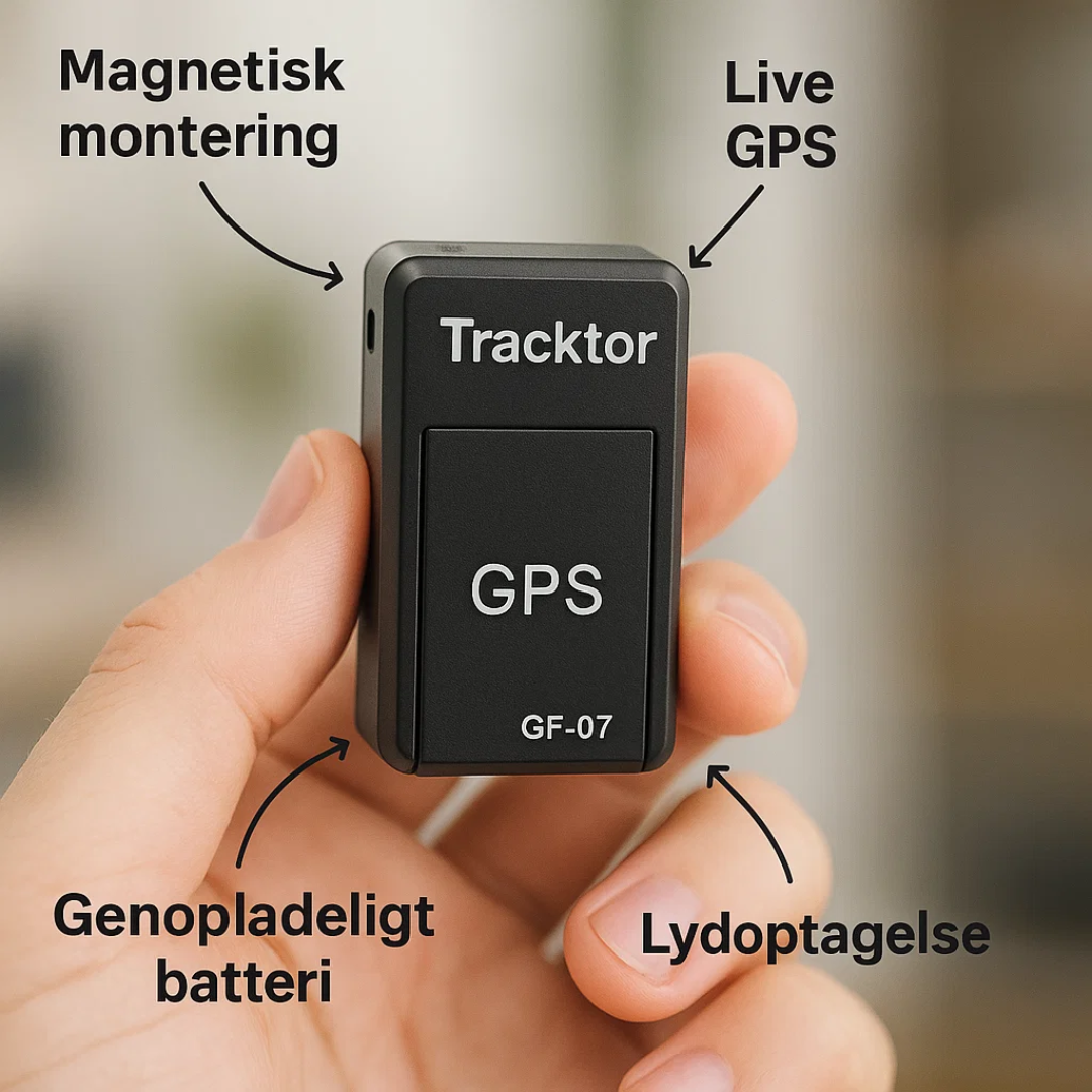 Tracktor | Mini traceur GPS avec son, aimant et suivi en direct
