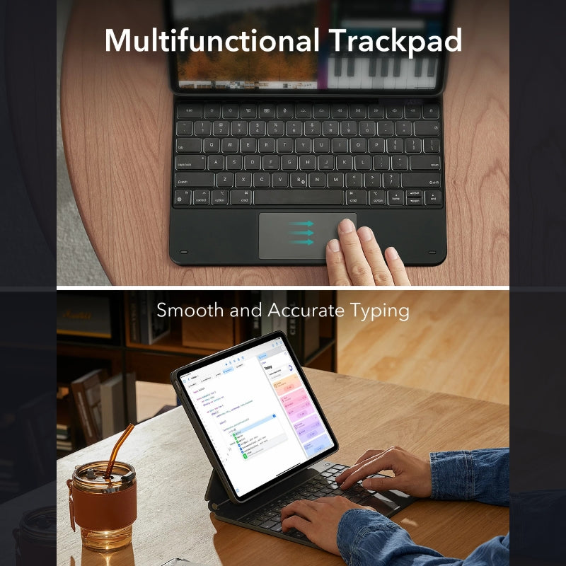 TabGuard | iPad Tastatur Etui – Touchpad med Multi-Touch