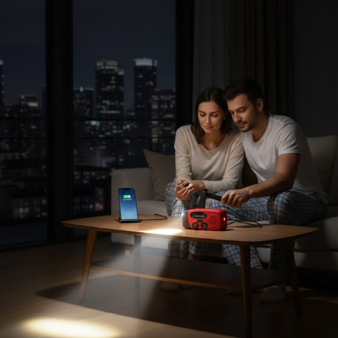 ReadyWave | Nødradio med håndsving og solpanel