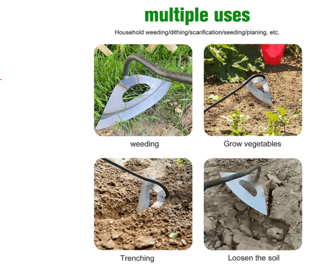 WeedBlade | Robusztus acél gyomkiszúró villa az egyszerű gyomirtáshoz