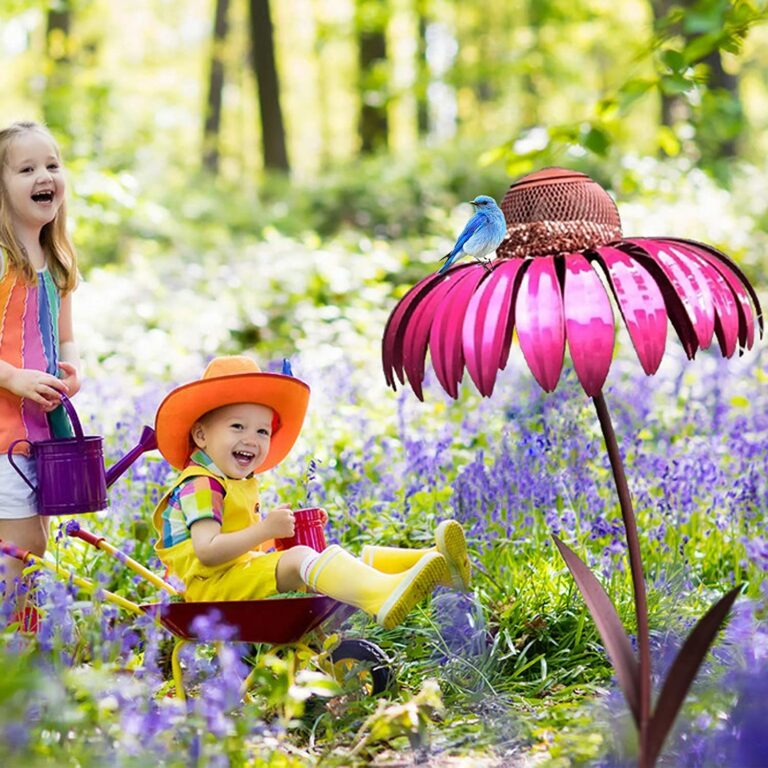 PetalPerch | Stilfuld fuglefoderstation i blomstermotiv