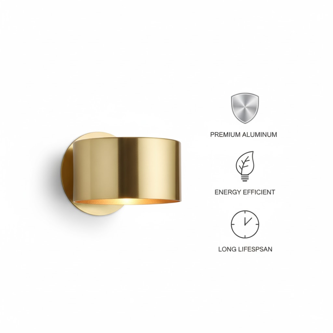 HaloLight | Luxusní a moderní nástěnné svítidlo