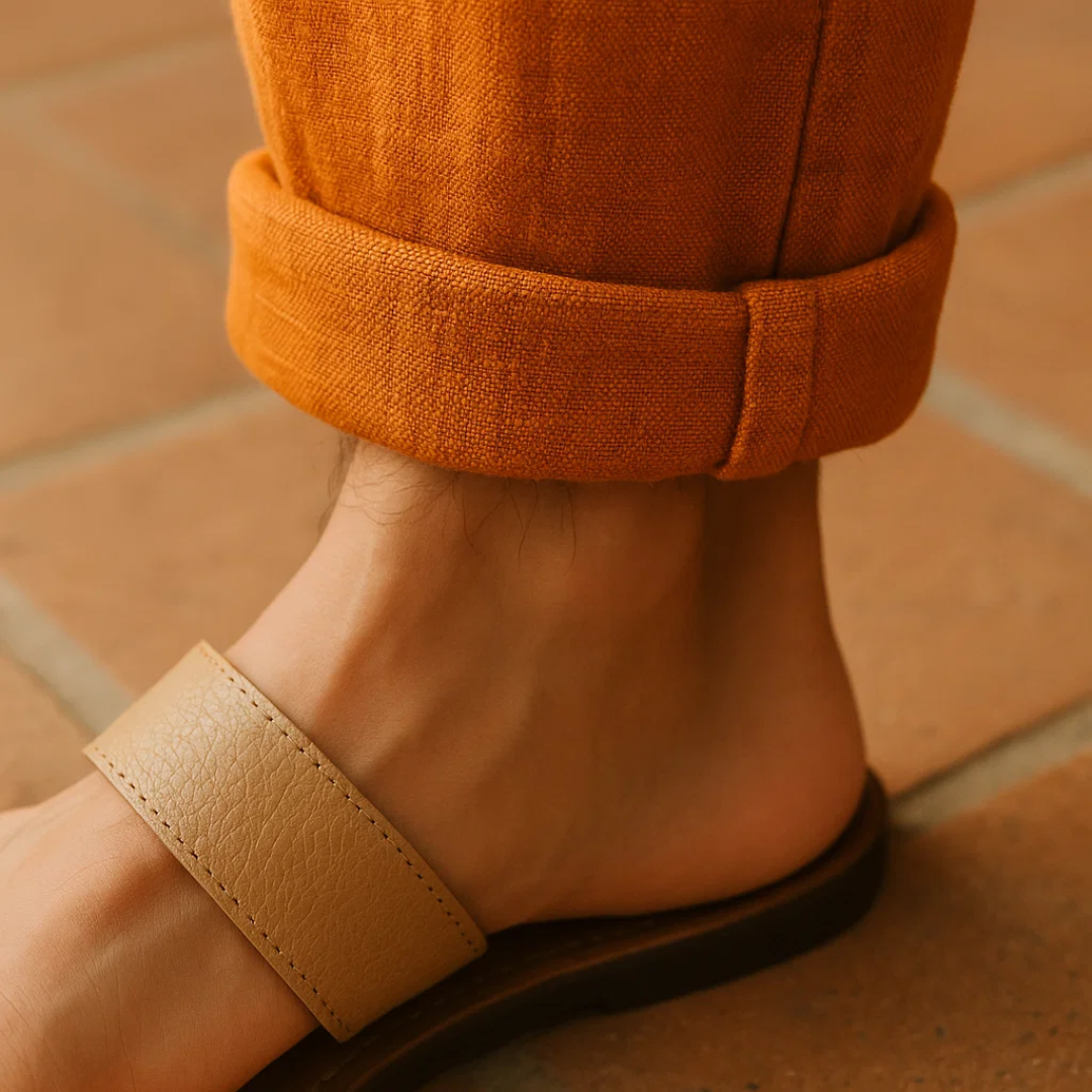 Silvano | Pantaloni din in pentru bărbați - aerisiți și stilati