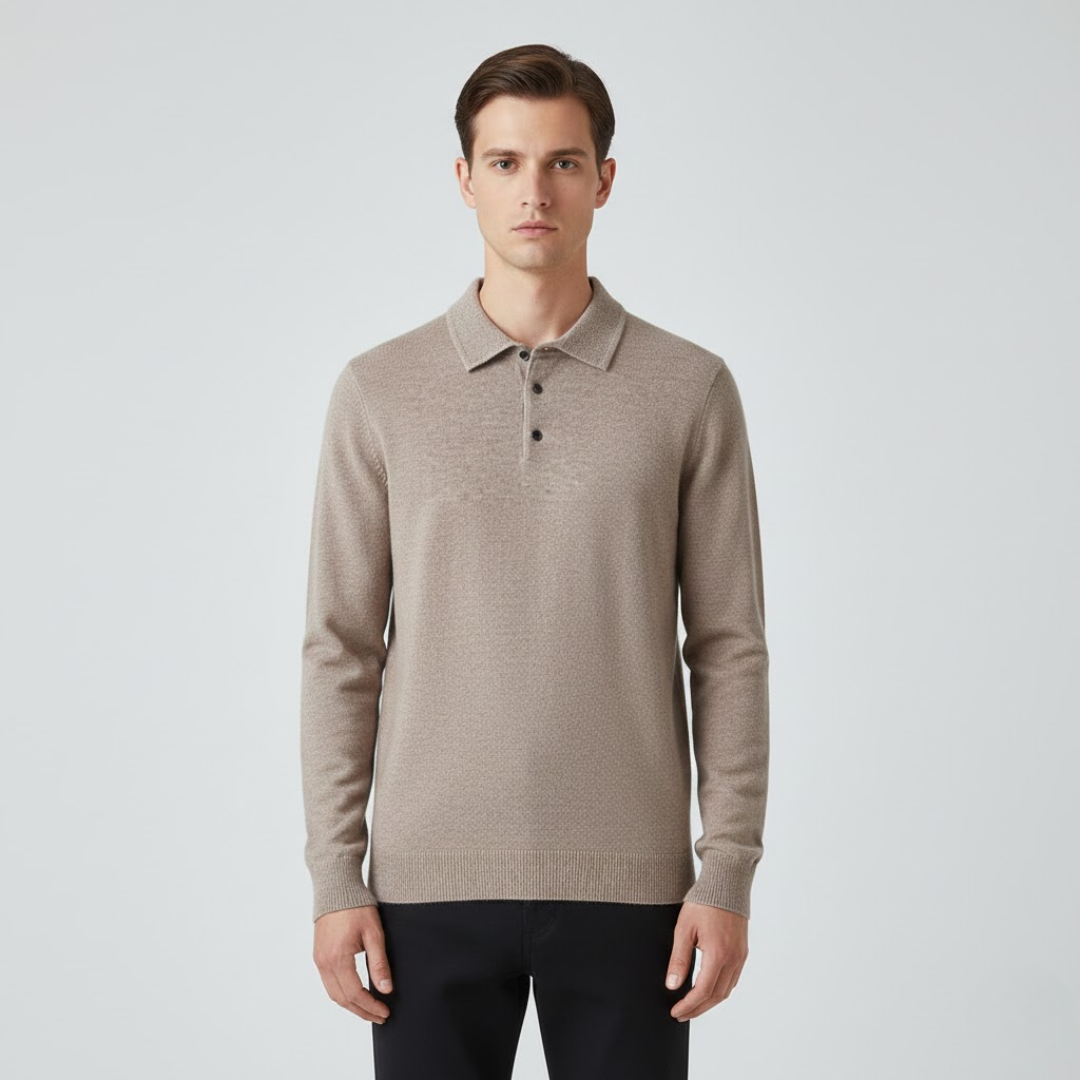 Marius | Herre Polo Skjorte – 100% Blød Kashmir