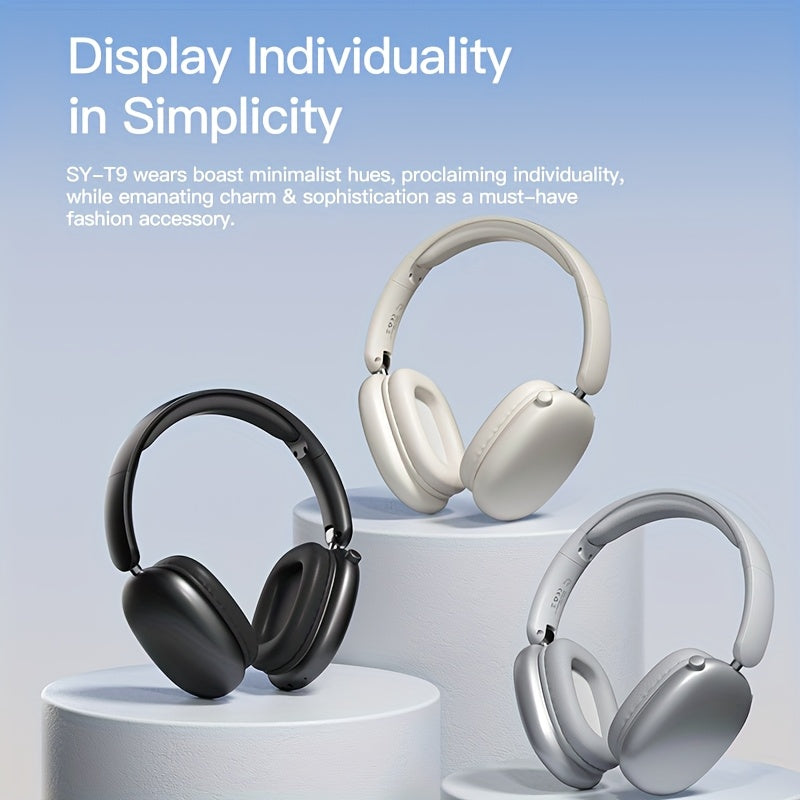 WavePro | Trådløst Foldbart Headset med Justerbar Pasform