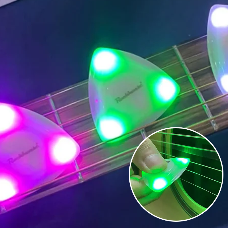 GlowPick | Guitarplekter – Effektfuldt Lys for Bedre Timing