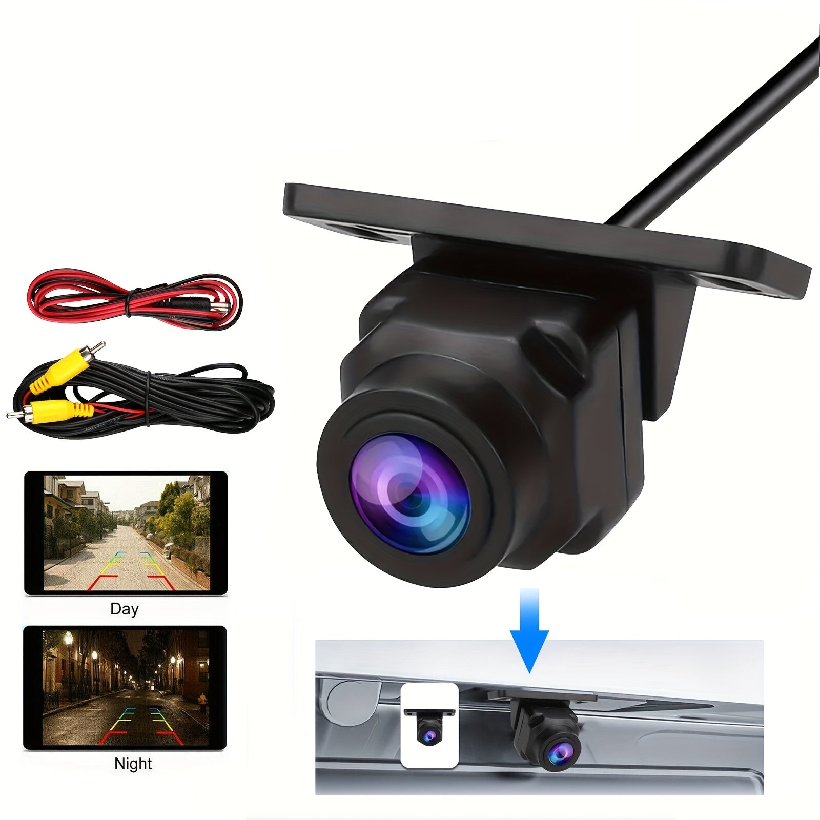 SafePark | 480P Bakkamera med Bred Vinkel for Optimal Sigt