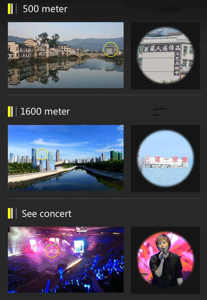 ViewMaster | Jumelles militaires HD 40x22 Télescope de chasse professionnel