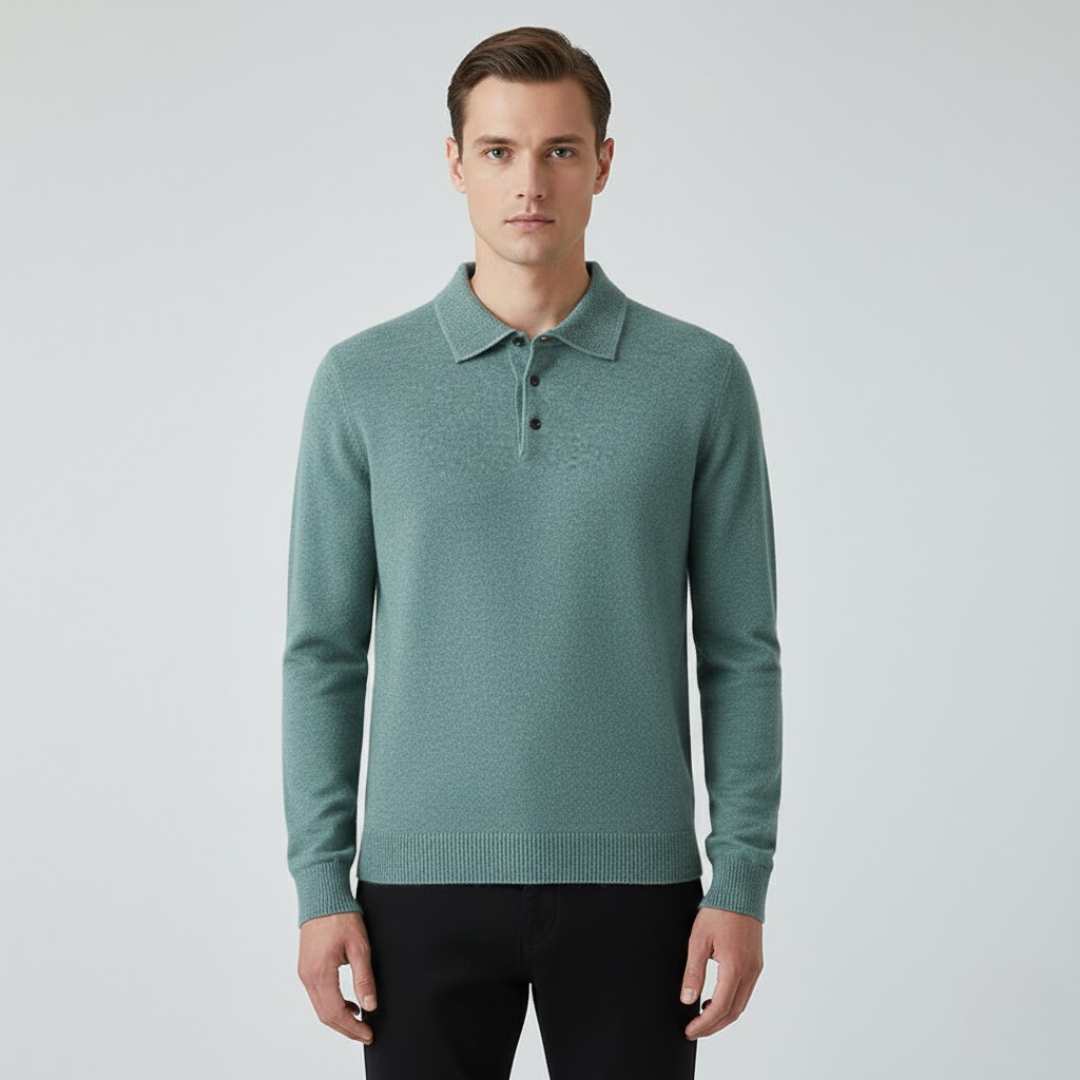 Marius | Herre Polo Skjorte – 100% Blød Kashmir