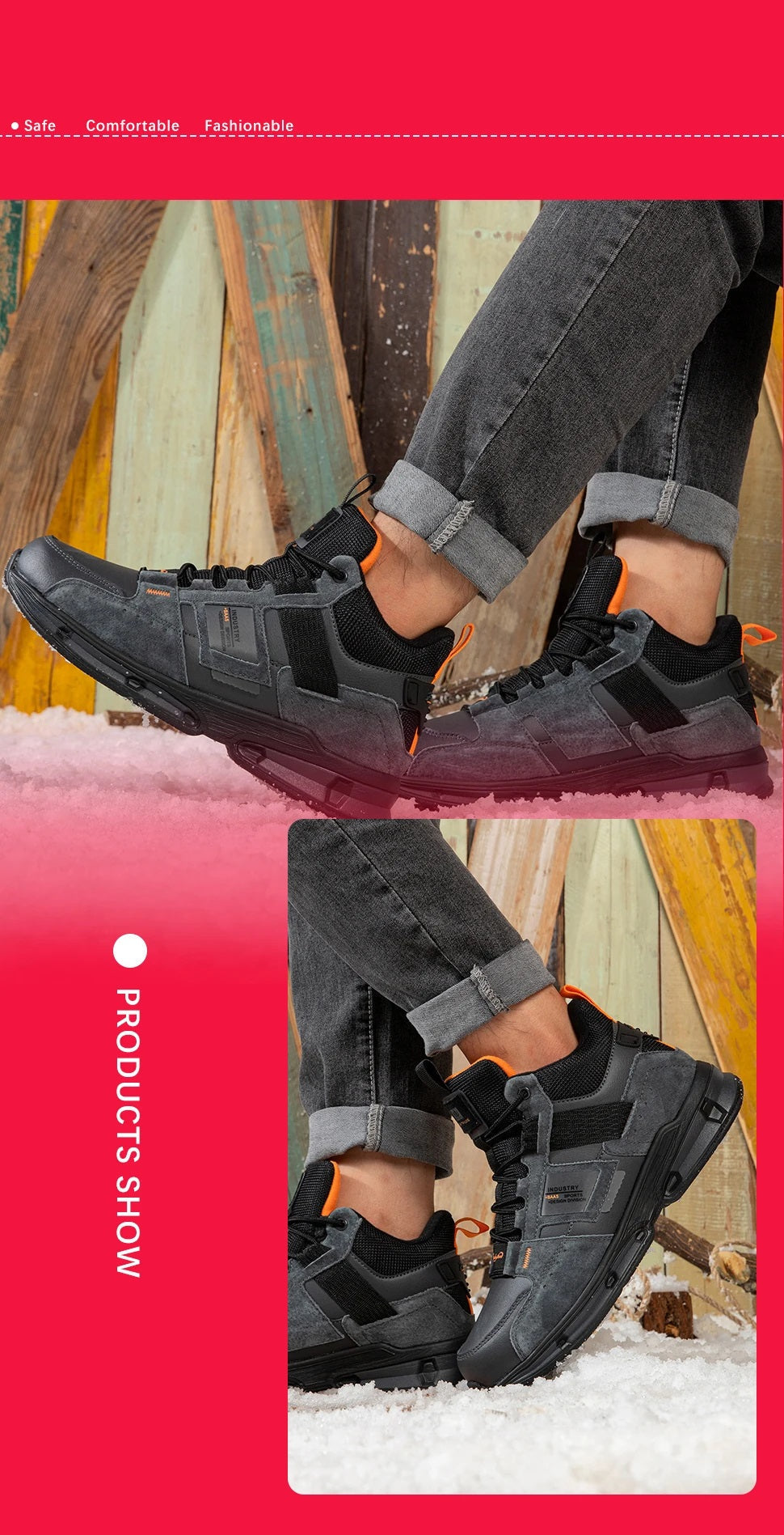 Arthur | Sporty Højsneakers til Mænd