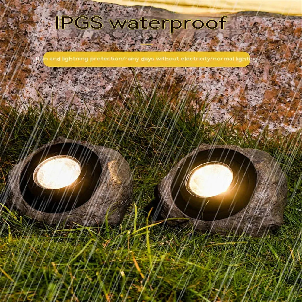 SolarStone | Naturligt udseende havebelysning i stenlook