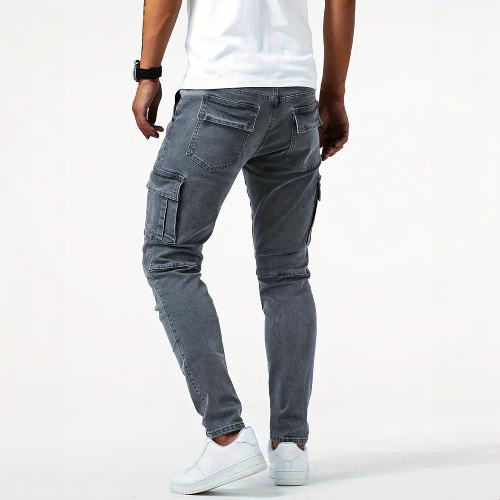 Lumière | Herre Cargo Bukser – Slim Fit Urban Elegance-3