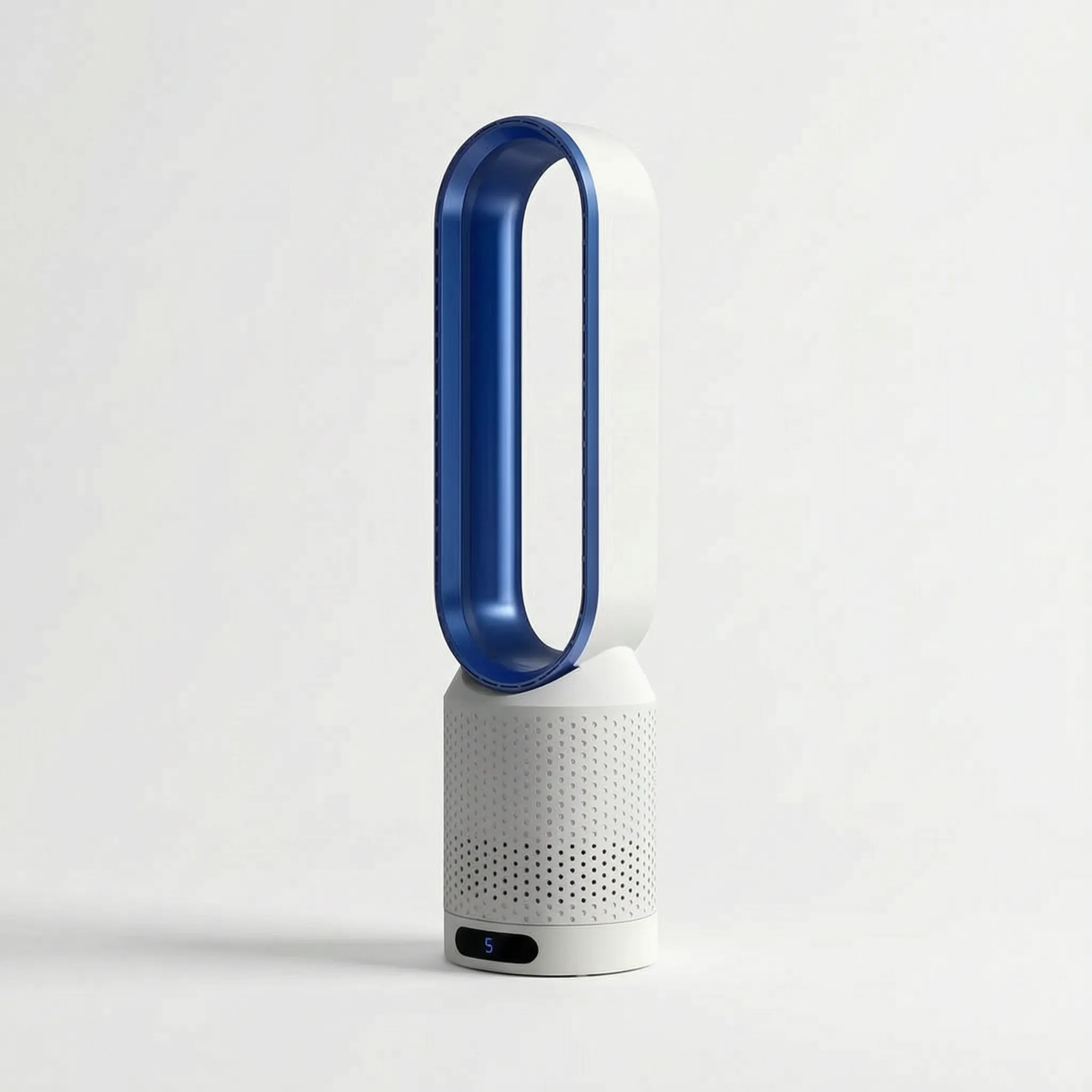 Aeroflow - Bladløs Tårnventilator Blå Nuvenci.dk