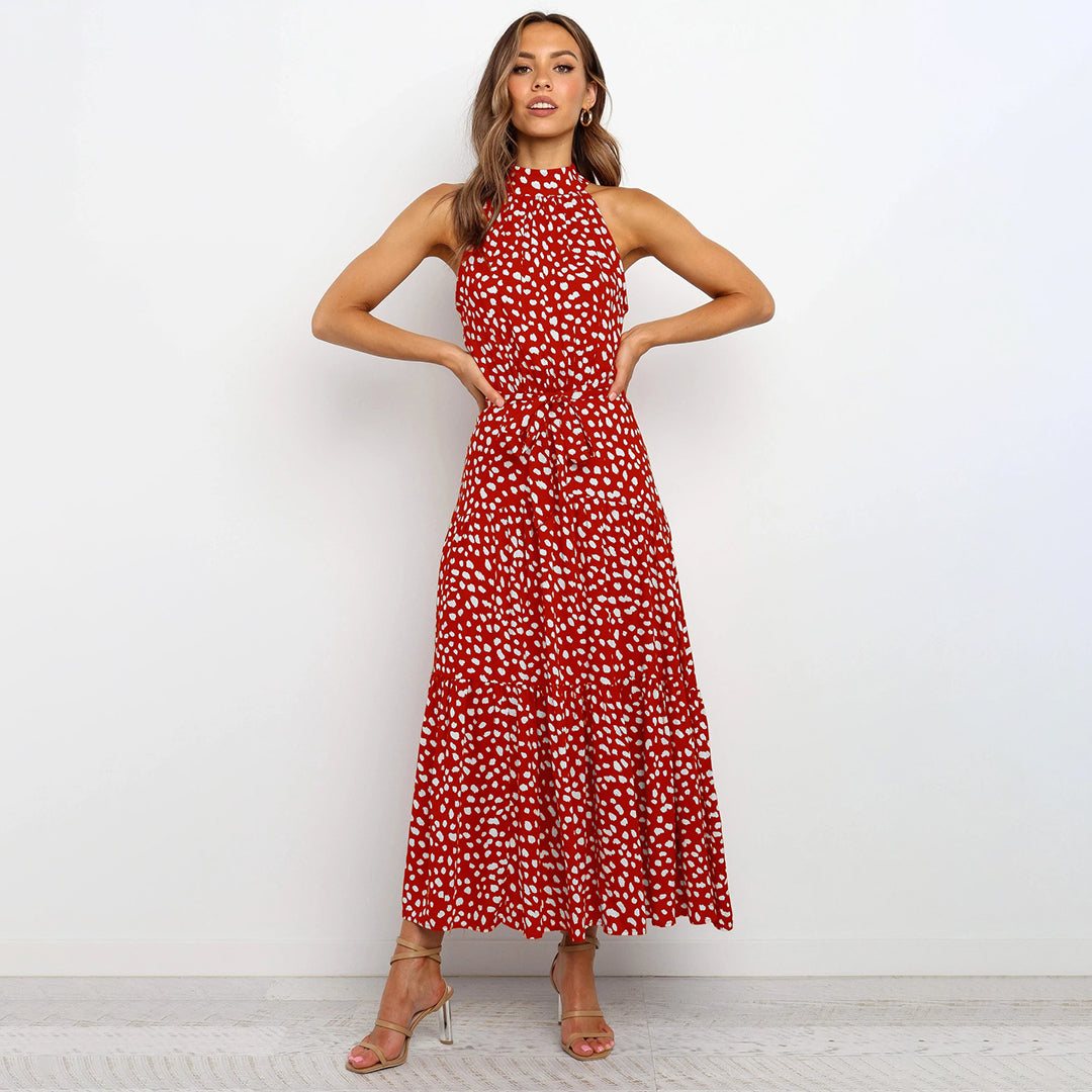 Juliette | Elegant Lang Kjole med Feminint Snit | Dame