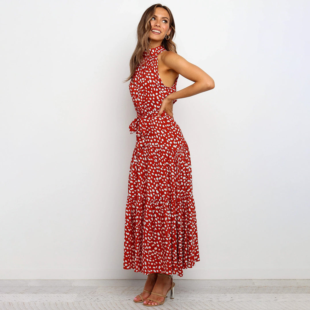 Juliette | Elegant Lang Kjole med Feminint Snit | Dame
