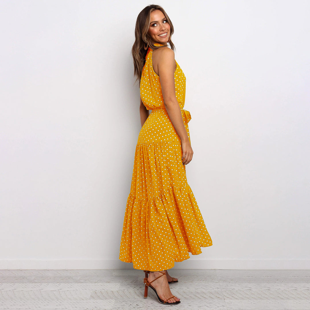Juliette | Elegant Lang Kjole med Feminint Snit | Dame