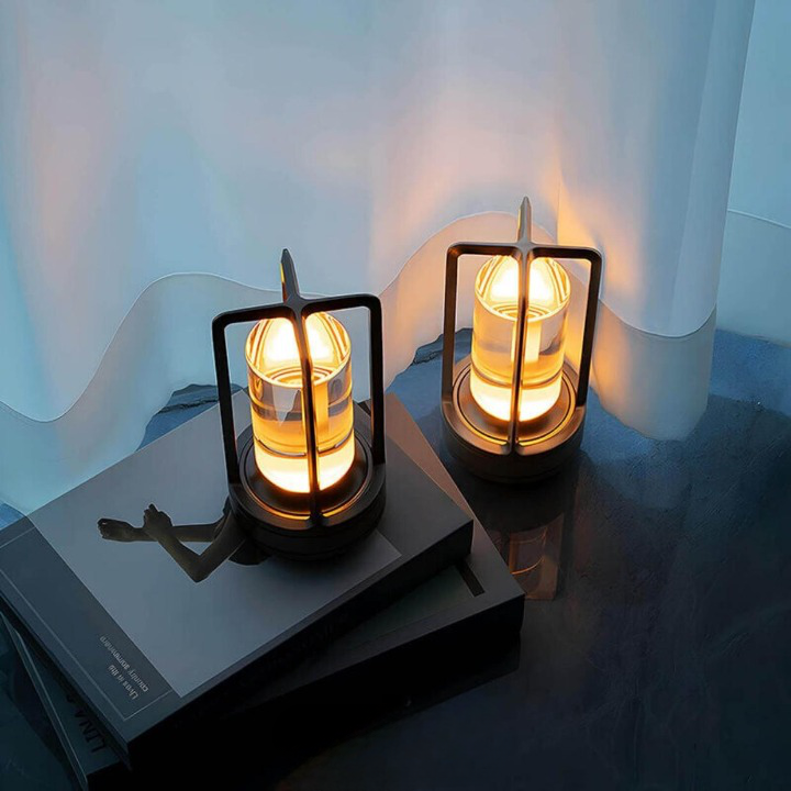 EmberWave | LED Bordlampe – Dæmpbar Belysning for Hygge