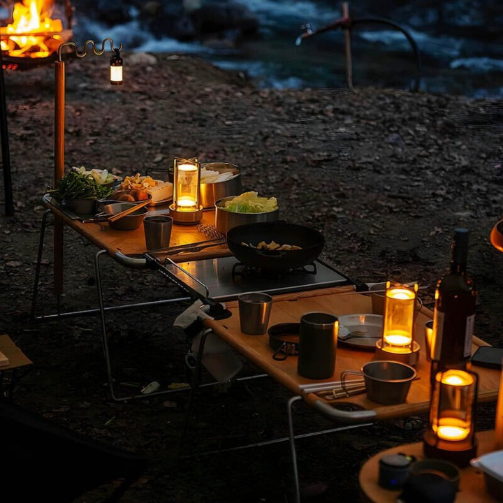 EmberWave | LED Bordlampe – Dæmpbar Belysning for Hygge