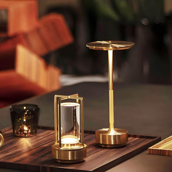 EmberWave | LED Bordlampe – Dæmpbar Belysning for Hygge