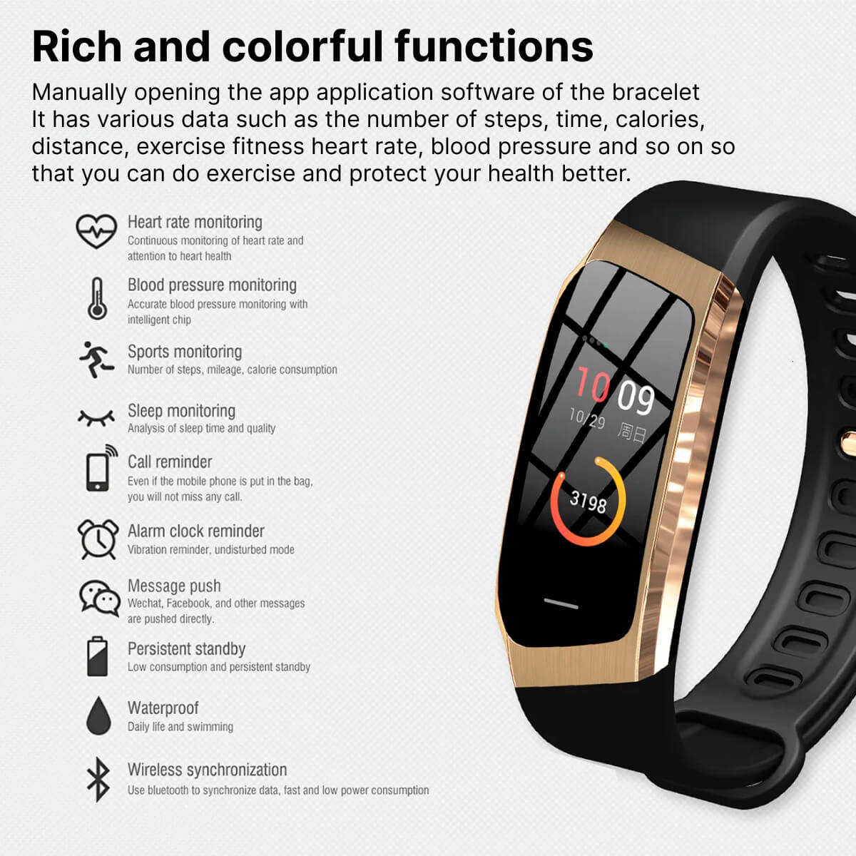 PulseTrack | Smartwatch – Puls, Blodtryk & Søvnkontrol
