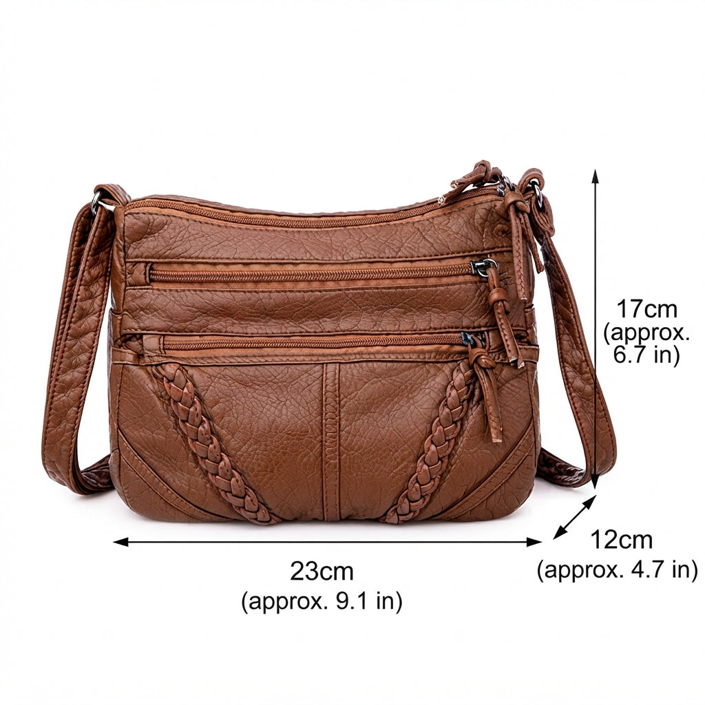 Braidel - Klassisk Crossbody Taske Dame Nuvenci.dk