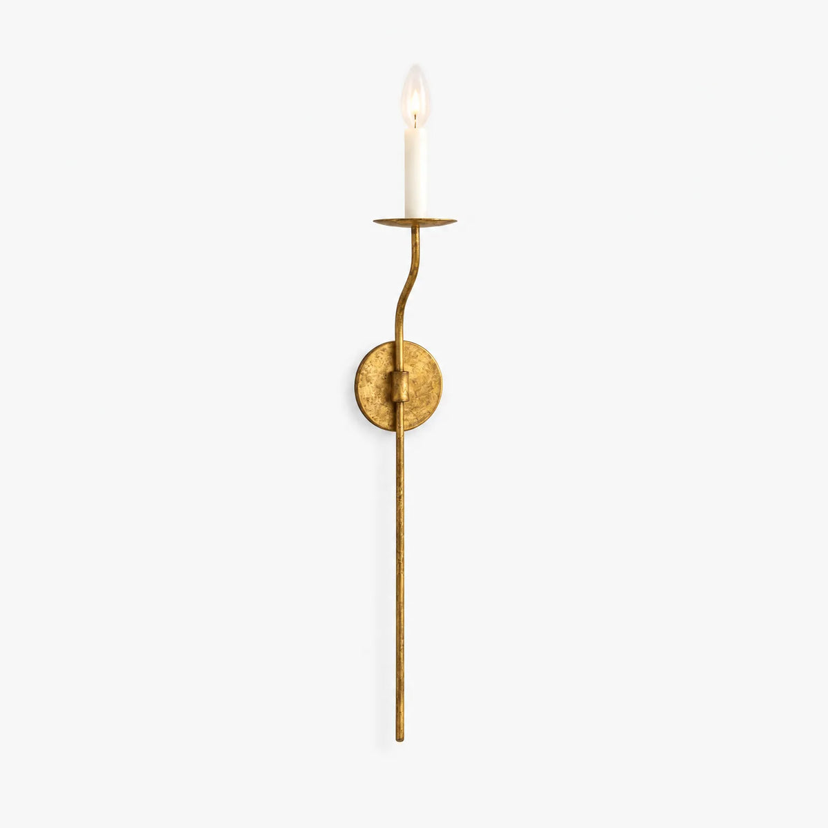 Branchur - Væglampe Med To Svungne Arme Guld 4.5 x 28.7 cm Nuvenci.dk
