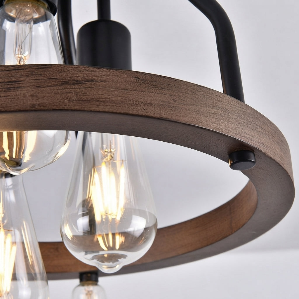 Briarcroft - Cirkulær Loftlampe Med Synlige Lyskilder8