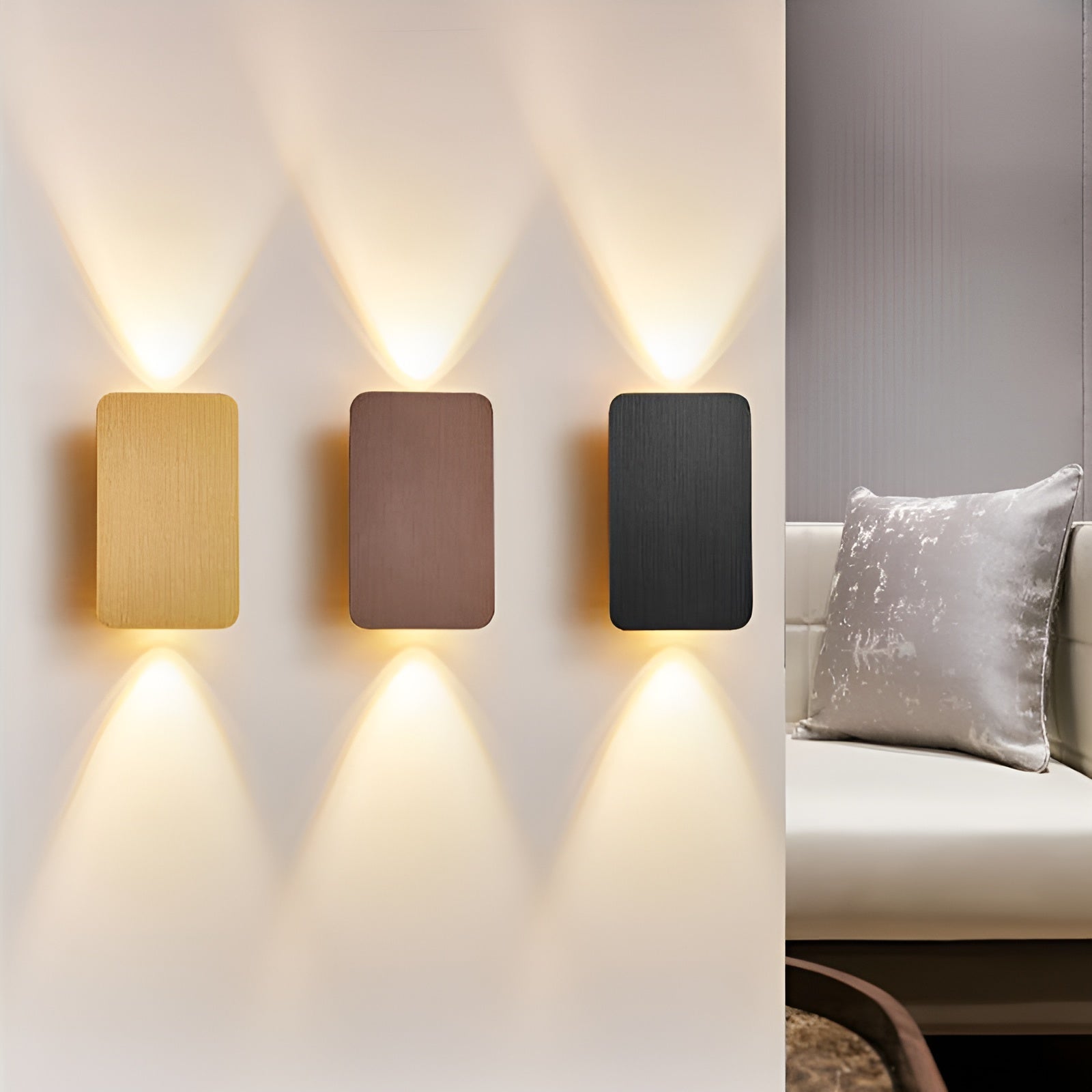 BrightBox | Elegant LED-væglampe med dobbel oplysning og stilrent design