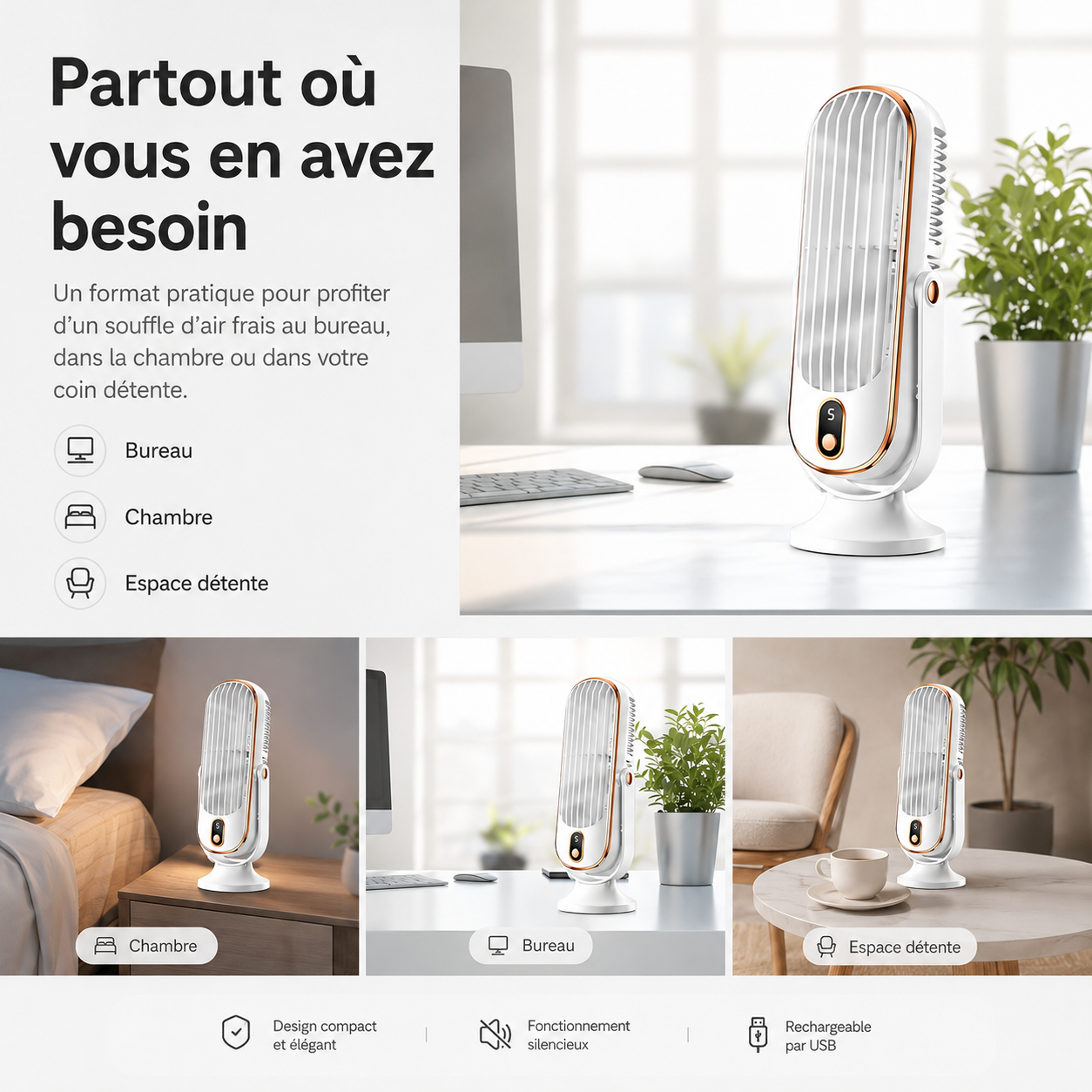 Brizora - Kompakt Tårnventilator Nuvenci.dk