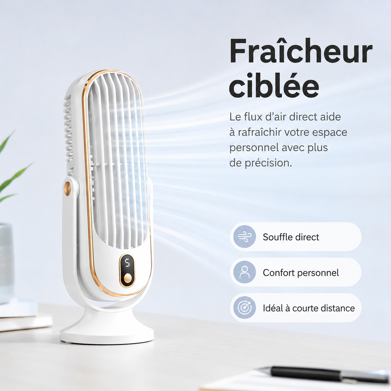 Brizora - Kompakt Tårnventilator Nuvenci.dk
