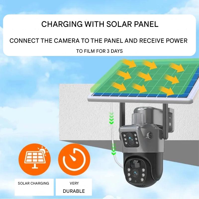 DualGuard | 4K Sikkerhedskamera med Solpanel