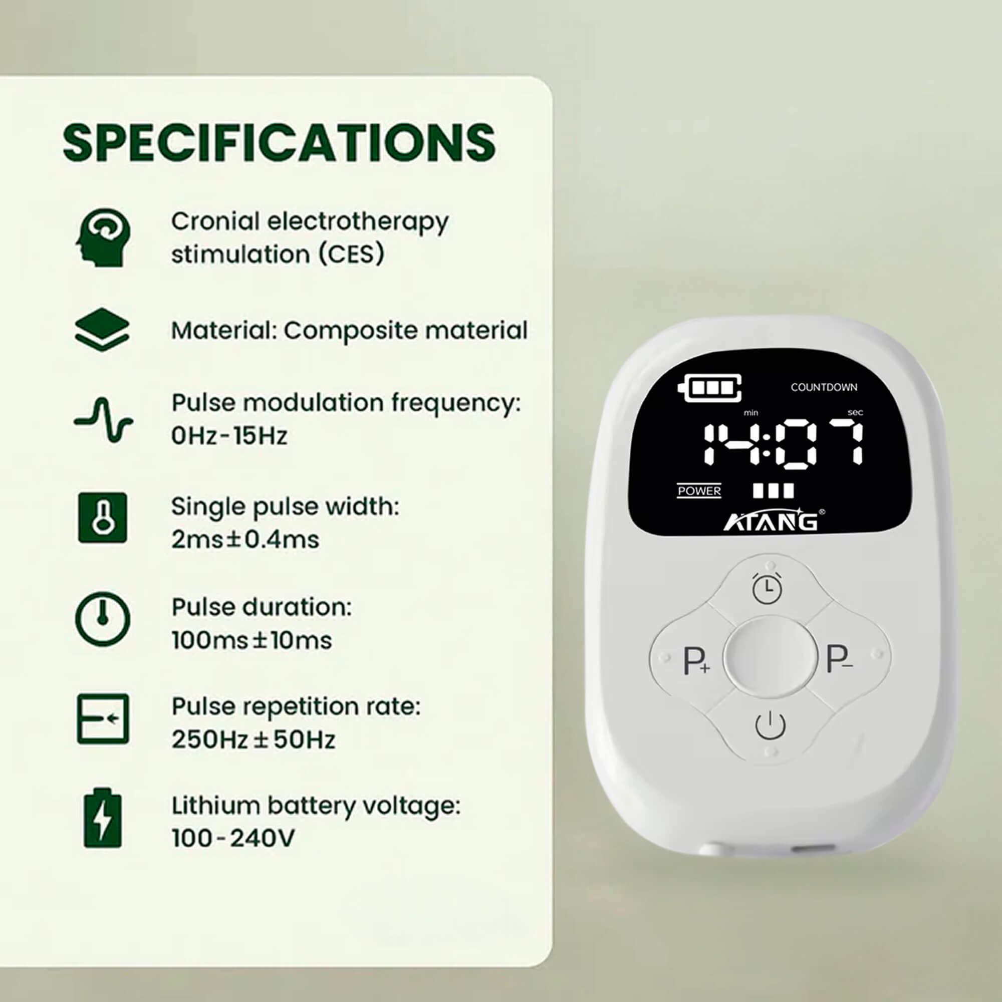 NeuroSoothe | CES Terapiapparat – Mod Stress og Tankemylder