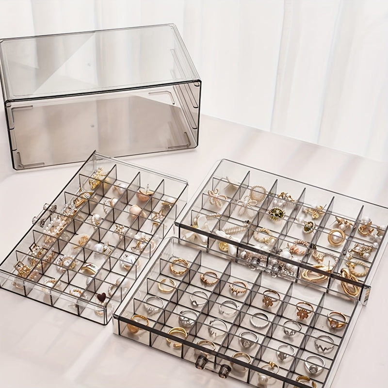 JewelEase | Transparent Smykkeboks for Nem Adgang
