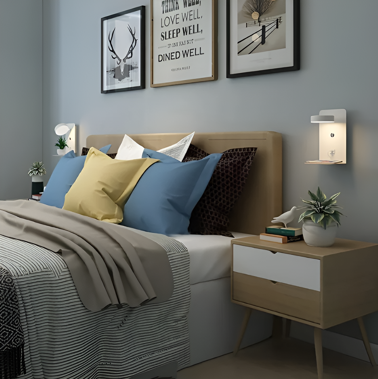 LightCove | Væglampe med hylde – pladsbesparende belysning