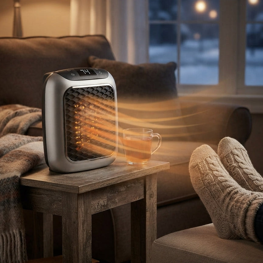 EcoHeat | Energisparende varmeblæser med moderne design Nuvenci.dk