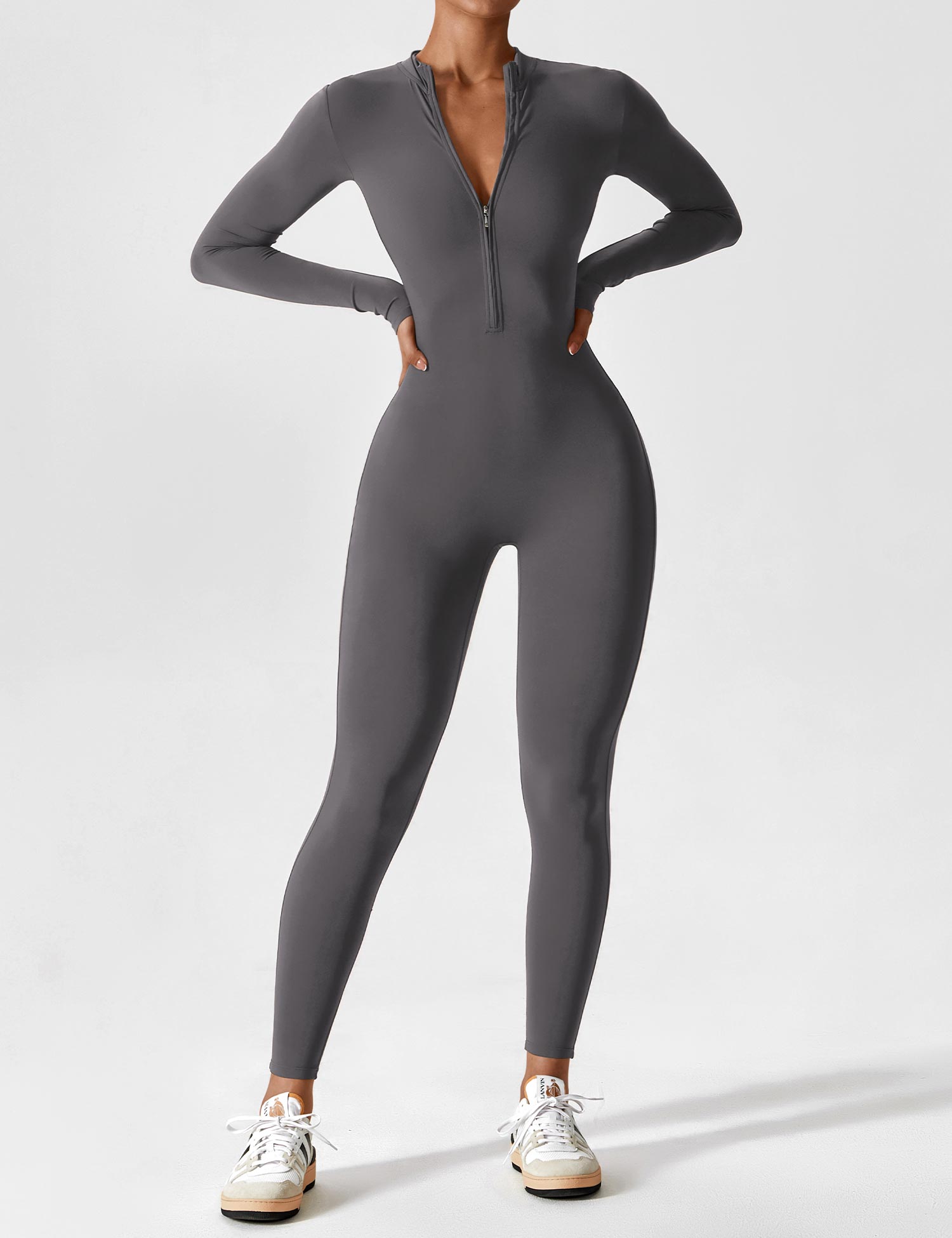 Eliana | Stilvoller Langarm-Overall mit Stehkragen | Damen6