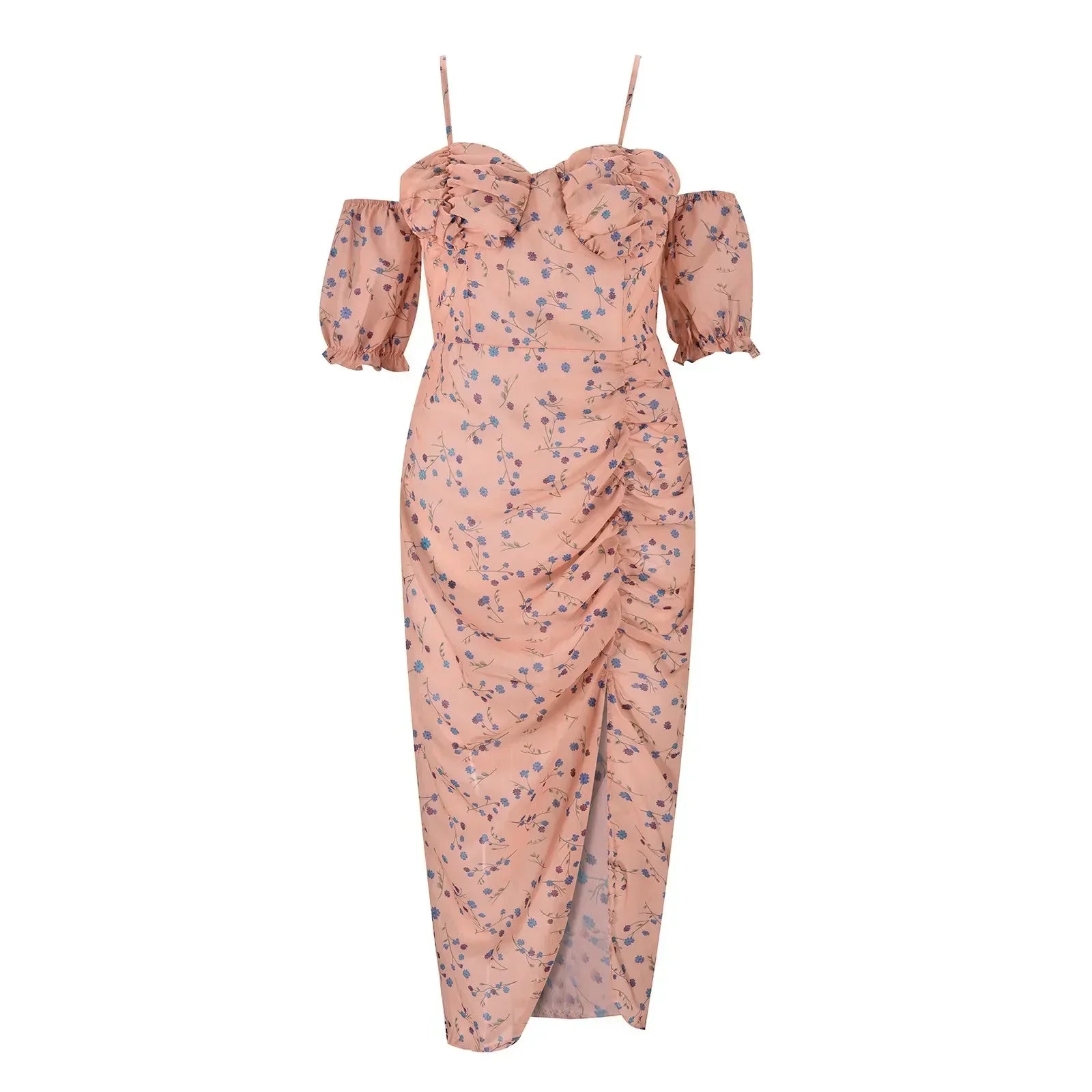Emilia | Damen Schlankmachende Sommerkleid | Midi6