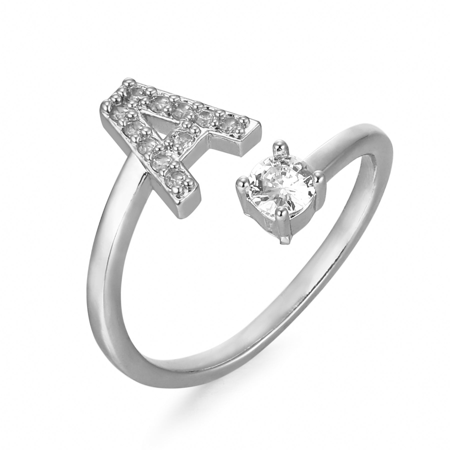 Étoile | Personlig Bogstav Ring – Elegant Design Med Unikt Præg 0